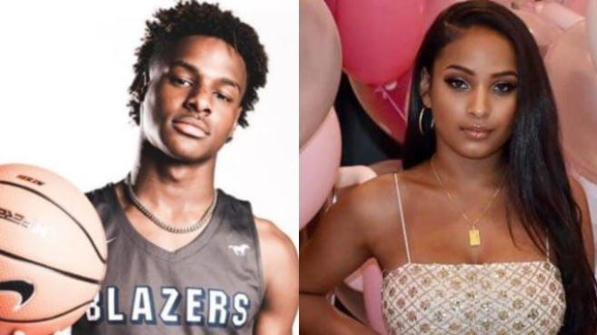 Amara Wayans's rumor boyfriend, Bronny James.